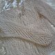 Fishnet blouse 'Myroslava' handmade. Sweater Jackets. hand knitting from Galina Akhmedova. My Livemaster. Фото №5