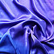 Handkerchief Batik Blue with purple Gradient Silk 100% satin. Shawls1. Silk Batik Watercolor ..VikoBatik... My Livemaster. Фото №4