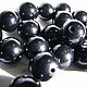 Natural jet beads smooth ball 12mm. Beads1. Elena (luxury-fittings). My Livemaster. Фото №5