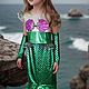 Костюм русалочки. Карнавальный костюм. Little Princess. Интернет-магазин Ярмарка Мастеров.  Фото №2
