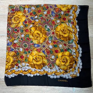 Винтаж ручной работы. Ярмарка Мастеров - ручная работа Винтаж: Платок от Сhanel. Handmade.