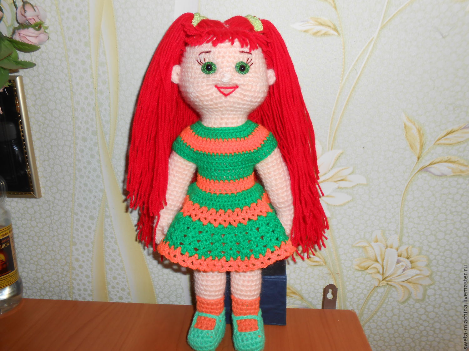 Вязаная кукла Галинка в интернет-магазине Ярмарка Мастеров по цене 800 ...