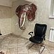 «Бордовый слон», настенная скульптура. Скульптуры. MICAER-ART. Ярмарка Мастеров.  Фото №5