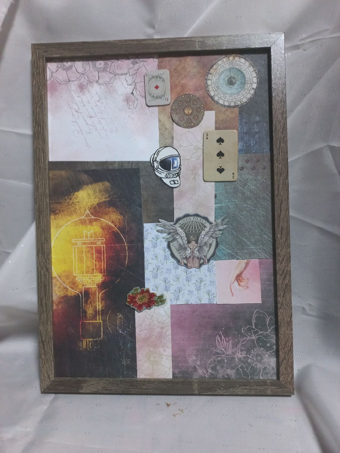 Панно в стиле скрап-букинг в интернет-магазине Ярмарка Мастеров по цене ...