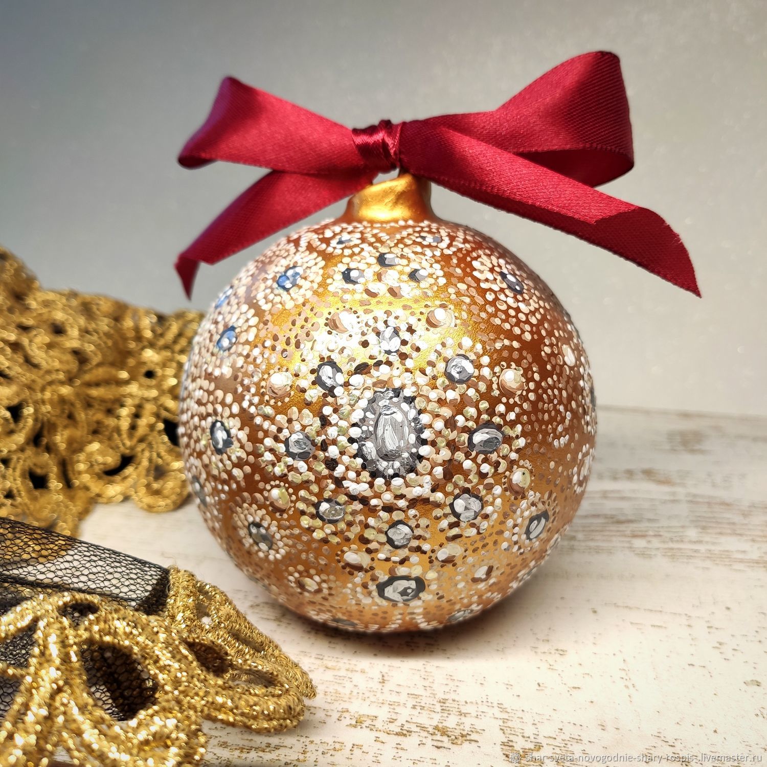 Новогодние сувениры: Оригинальный подарок новый год Шар елочный в ...