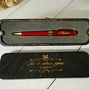Канцелярские товары handmade. Livemaster - original item Gift pen in box with engraved. Pen in pencil case.. Handmade.