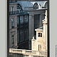 Париж фото, часть триптиха для интерьера -- архитектурная композиция, улица Риволи