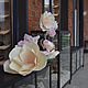 Заказать Композиция: большие дизайнерские цветы. Flower decor. Ярмарка Мастеров. . Композиции Фото №3