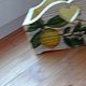 Кухонный набор лимончики 3 предмета массив дерева. Кухонные наборы. Светлана, Мастерская Villa-Oliva. Ярмарка Мастеров.  Фото №6