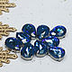 Rhinestones 14/10 mm Blue drops in a frame. Rhinestones. agraf. Online shopping on My Livemaster.  Фото №2