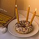 Эко свечи для торта. Свечи. свечная лавка *LightBees*. Интернет-магазин Ярмарка Мастеров.  Фото №2
