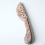 Русский стиль handmade. Livemaster - original item Wooden knife for soft cheese, butter and pate. 17,5 cm. Handmade.