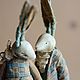 Pair of rabbits, Stuffed Toys, St. Petersburg,  Фото №1