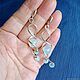 Moonstone Earrings (Opalite) Silver. Tassel earrings. Rimliana - the breath of the nature (Rimliana). My Livemaster. Фото №4