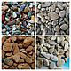 Морские камешки 500 грамм. Морские камни 4 вида, Природные материалы, Владивосток,  Фото №1