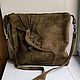 3D Shoulder bag made of genuine suede 'Iguana', Crossbody bag, Moscow,  Фото №1