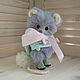 Мышонок серый в капюшоне, Тедди Зверята, Кострома,  Фото №1