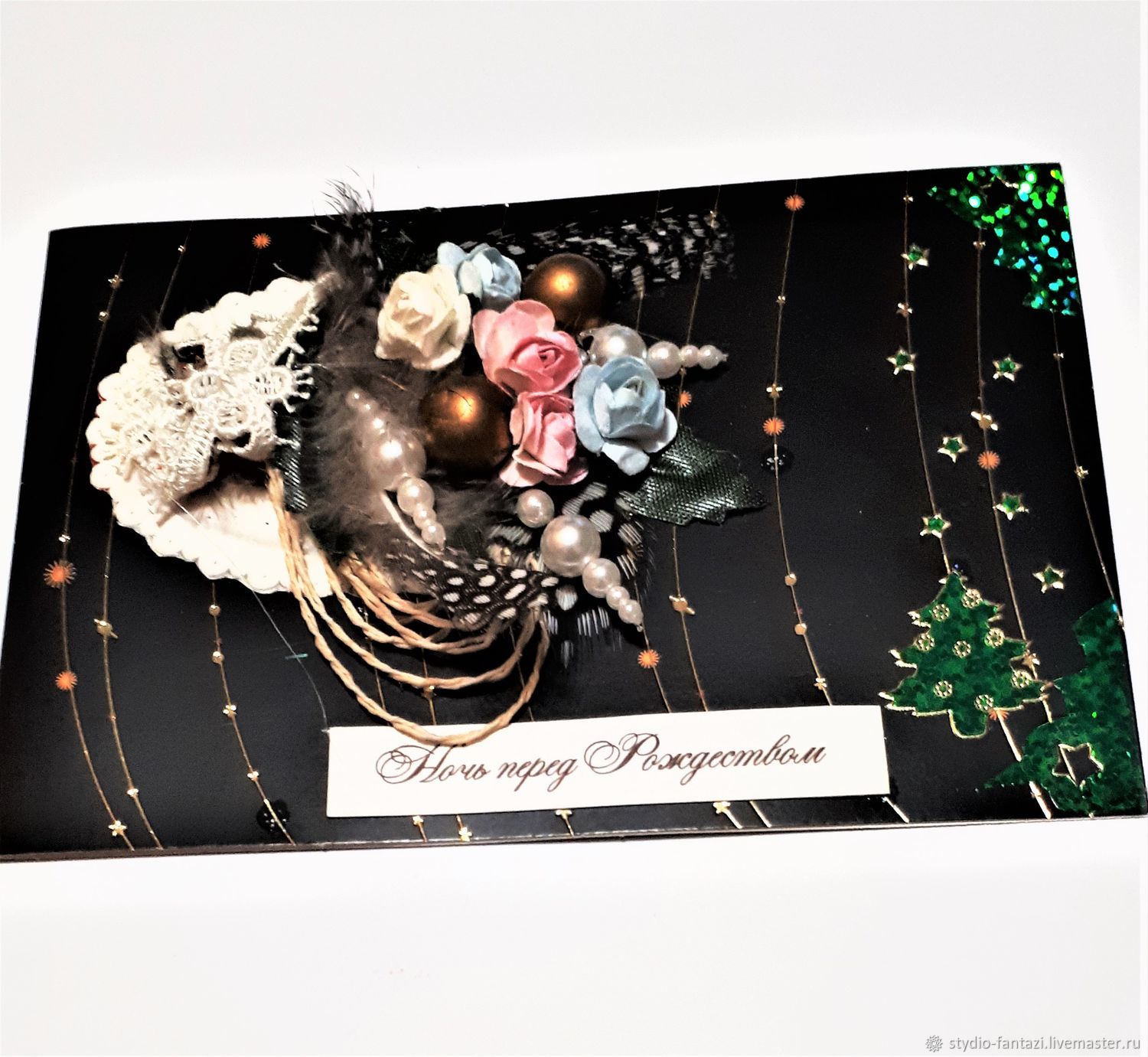 Скрапбукинг новогодняя открытка для начинающих - 45 фото