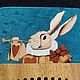 Гребешок для волос деревянный Кролик, расческа из дерева ручной работы. Гребни. WoodSimka. Интернет-магазин Ярмарка Мастеров.  Фото №2