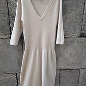 Винтаж handmade. Livemaster - original item Vintage clothing: knitted dress, MNG, cotton, vintage Germany. Handmade.