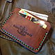 Картхолдеры. Визитницы. Handy Beast Leather. Ярмарка Мастеров.  Фото №4