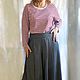 Брюки-юбка широкие из тенсела под джинс. Брюки. SVЭRO dress. Ярмарка Мастеров.  Фото №8