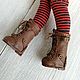 Boots for Blythe doll (color - brown). Clothes for dolls. Olga Safonova. My Livemaster. Фото №4