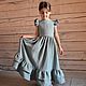 Муслиновое платье детское в пол+бант в подарок/ cotton dress for girls, Платье, Нефтекамск,  Фото №1