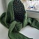 Косынка из ангоры 70. Косынки. Шапки, косынки, снуды. Интернет-магазин Ярмарка Мастеров.  Фото №2