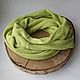 Seamless scarf-snood made of 100% linen ' Spring freshness'. Snudy1. Mochalka.. Online shopping on My Livemaster.  Фото №2