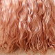 Mohair tress (peach) (Hair for dolls). Doll hair. Hair and everything for dolls. My Livemaster. Фото №4