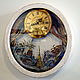 Order Fabulous Petersburg wooden wall clock with a pendulum. Original wall clocks. Livemaster. . Watch Фото №3