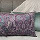 Декоративная подушка DAMASK COL. MAGENTA, hand made. Подушки. VGM-shop (vgm-shop). Интернет-магазин Ярмарка Мастеров.  Фото №2