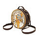 Form a circle of 'Alphonse Mucha'. Crossbody bag. Pelle Volare. Online shopping on My Livemaster.  Фото №2