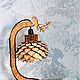 Lámpara de mesa de madera contrachapada de Estilo Loft SV8. Table lamps. ART OF SIBERIA. Интернет-магазин Ярмарка Мастеров.  Фото №2