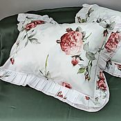 Для дома и интерьера handmade. Livemaster - original item Bed linen made of LUX satin 