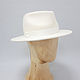 Fedora pointy-nosed felt hat. Color milk. Hats1. Exclusive HATS. LANA ANISIMOVA.. My Livemaster. Фото №5