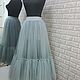 Юбка серая сталь. Юбки. NeoVintage Творческая мастерская (neovintagedress). Ярмарка Мастеров.  Фото №4