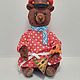 Мишка с балалайкой. Мишки Тедди. Russian bear. Ярмарка Мастеров.  Фото №4