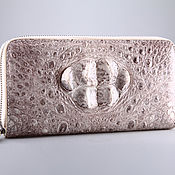 Сумки и аксессуары handmade. Livemaster - original item Wallet crocodile leather one zipper IMA0013W1. Handmade.