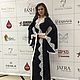 Бархатный халат в пол. Халаты. Дизайн-студия Slada Fashion. Ярмарка Мастеров.  Фото №4