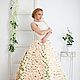 Платье из роз " цветочный рай". Платья свадебные. Вера Родионова (flower-dresses). Ярмарка Мастеров.  Фото №4