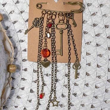 Украшения ручной работы. Ярмарка Мастеров - ручная работа Брошь-булавка. Handmade.