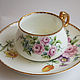 Painted porcelain. A couple of tea 'Summer', Single Tea Sets, Kaluga,  Фото №1