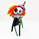 Чердачная кукла Чердачная игрушка Страшный клоун Игрушка клоун Кукла, Чердачная кукла, Санкт-Петербург,  Фото №1