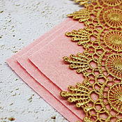 Материалы для творчества handmade. Livemaster - original item Felt: Flamingo embroidery base 30h30 cm thickness 1 mm. Handmade.