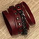 Leather bracelet. Braided bracelet. FamilySkiners. My Livemaster. Фото №4