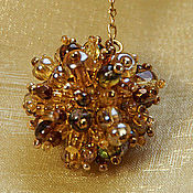 Украшения handmade. Livemaster - original item Long Earrings Beads Beads Wild Honey Earrings Balls Amber. Handmade.