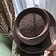 Raffia porkpie hat. Hats1. mskladnova. My Livemaster. Фото №6