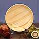 Large flat Wooden Plate 20.5 cm 100%#62, Plates, Novokuznetsk,  Фото №1